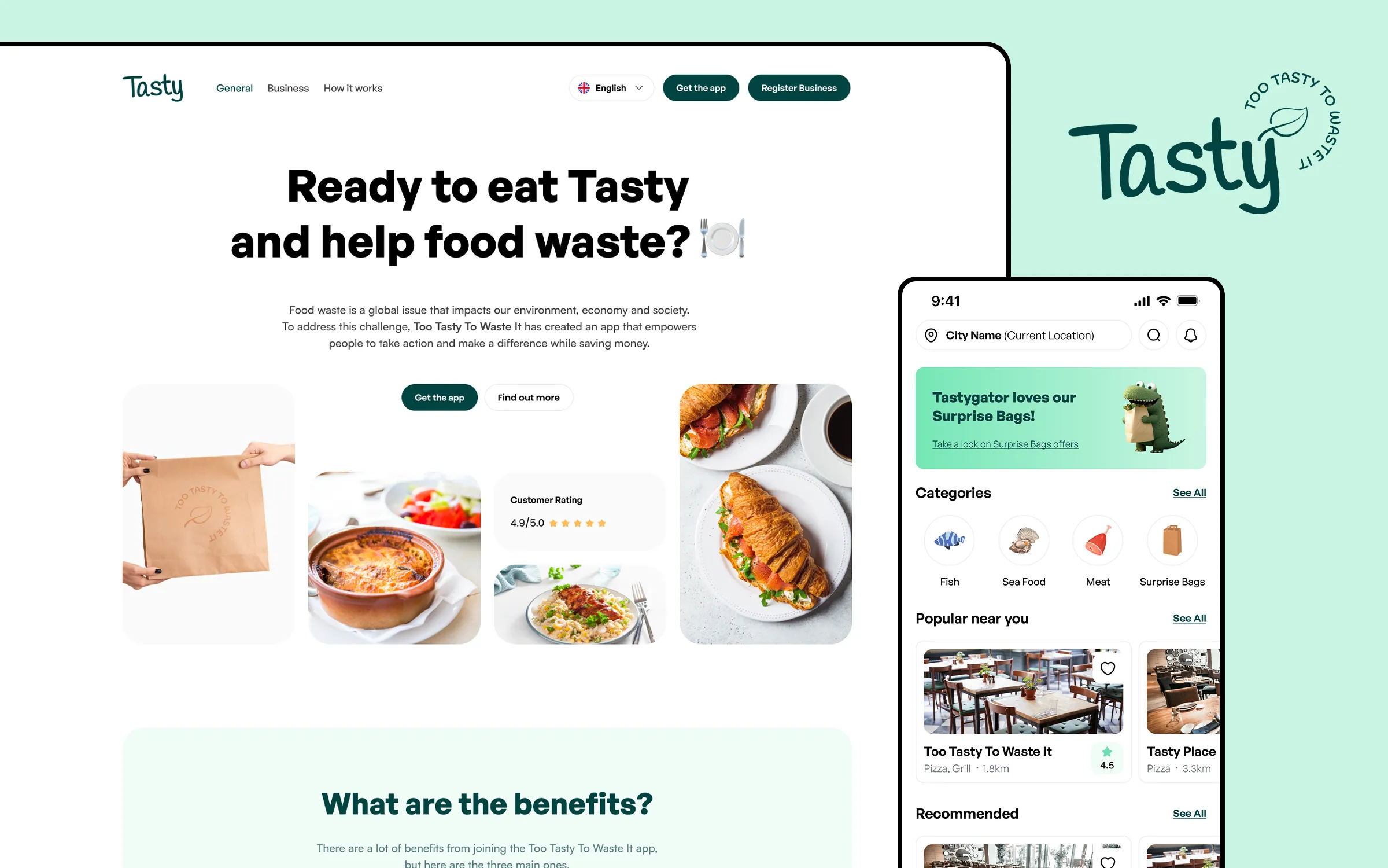 Tasty vizualni identitet i digitalni proizvod